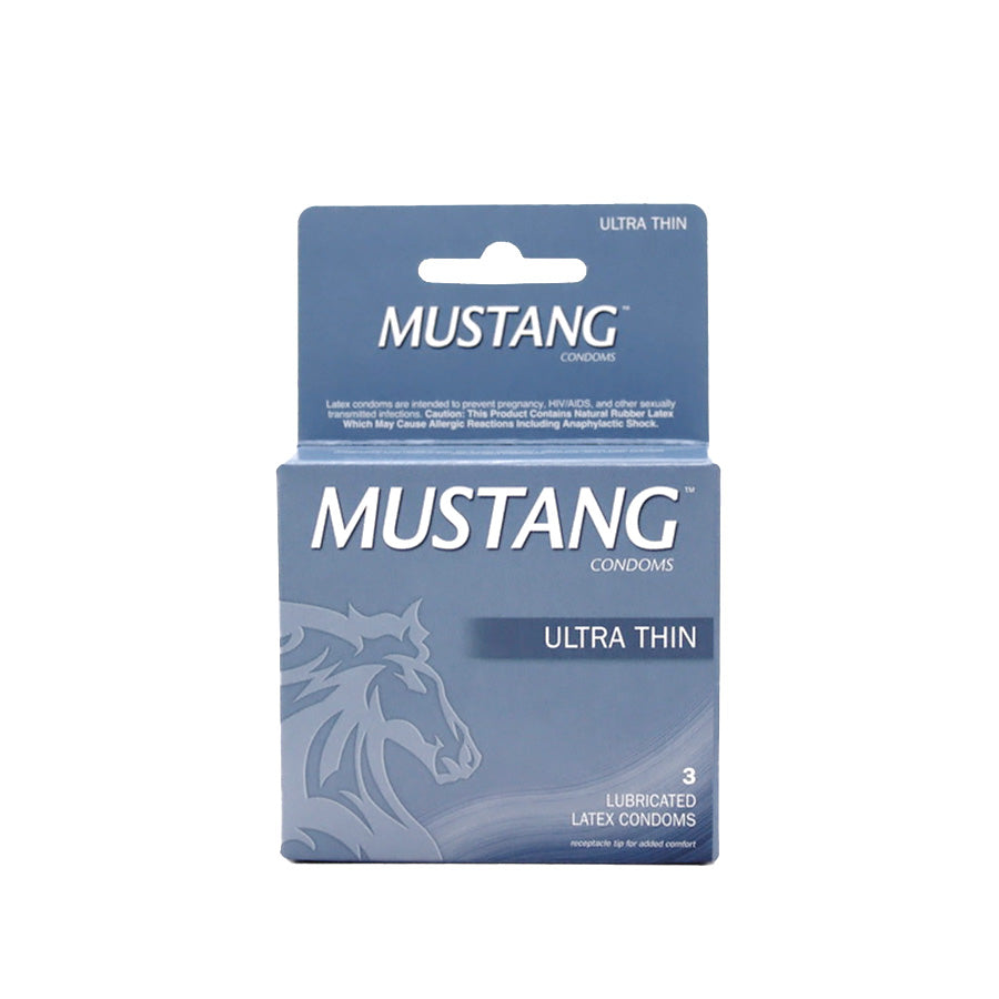 MUSTANG CONDOM 3 CT - Bellso